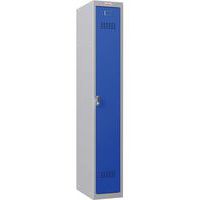 Grey & Blue Metal Lockers - Digital Locks - 1830x300x300mm - Phoenix