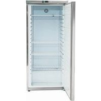 Commercial Upright 580L Fridge - Stainless Steel - 4 Shelf - 1 Door