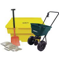 200L Grit Bin Complete Winter Bundle with Salt Spreader